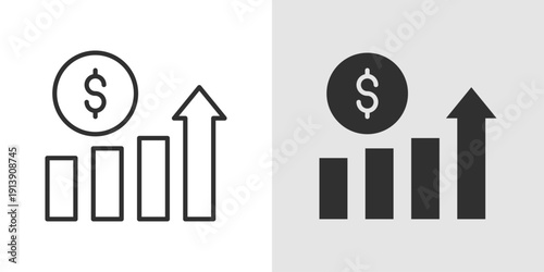 Business Success Icon representing achievement, growth, profitability, goal attainment, and overall corporate excellence.