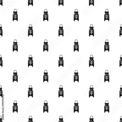Apron protective clothing seamless pattern on white background