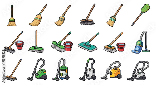 Cleaning Equipment and Supplies for Housekeeping.