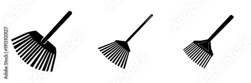 Elegant Vintage Rake - Timeless Lawn Tool