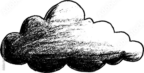 Whimsical Blue Clouds in a Sky of Imagination