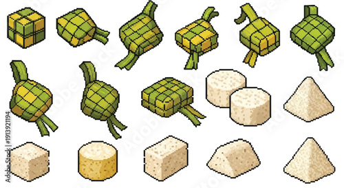 Collection of Various Food Items and Packaging.