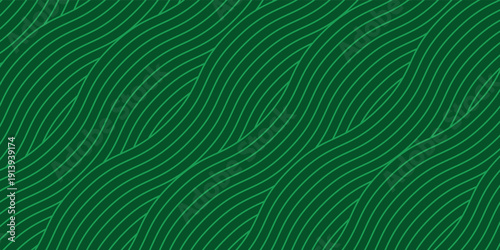 farm green banner, organic abstract background with fields. wavy green lines, natural organic products. ecology background. striped farmer green Pattern