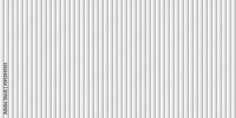 Obraz premium abstract smooth white striped plastic pattern or texture for background