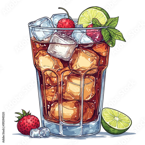 Cocktail Drink Very Fresh Design