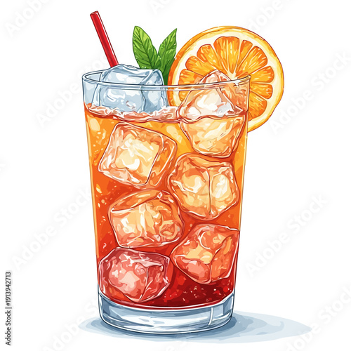 Cocktail Drink Very Fresh Design