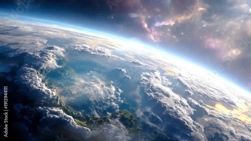 very beautiful views of the earth