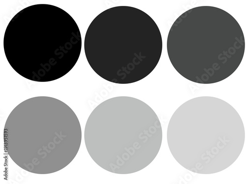 Black background with black gradient circles. Dark design concept.