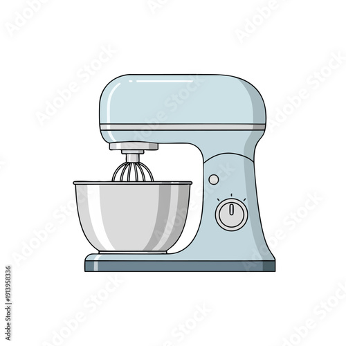 Kitchen Mixer Illustration