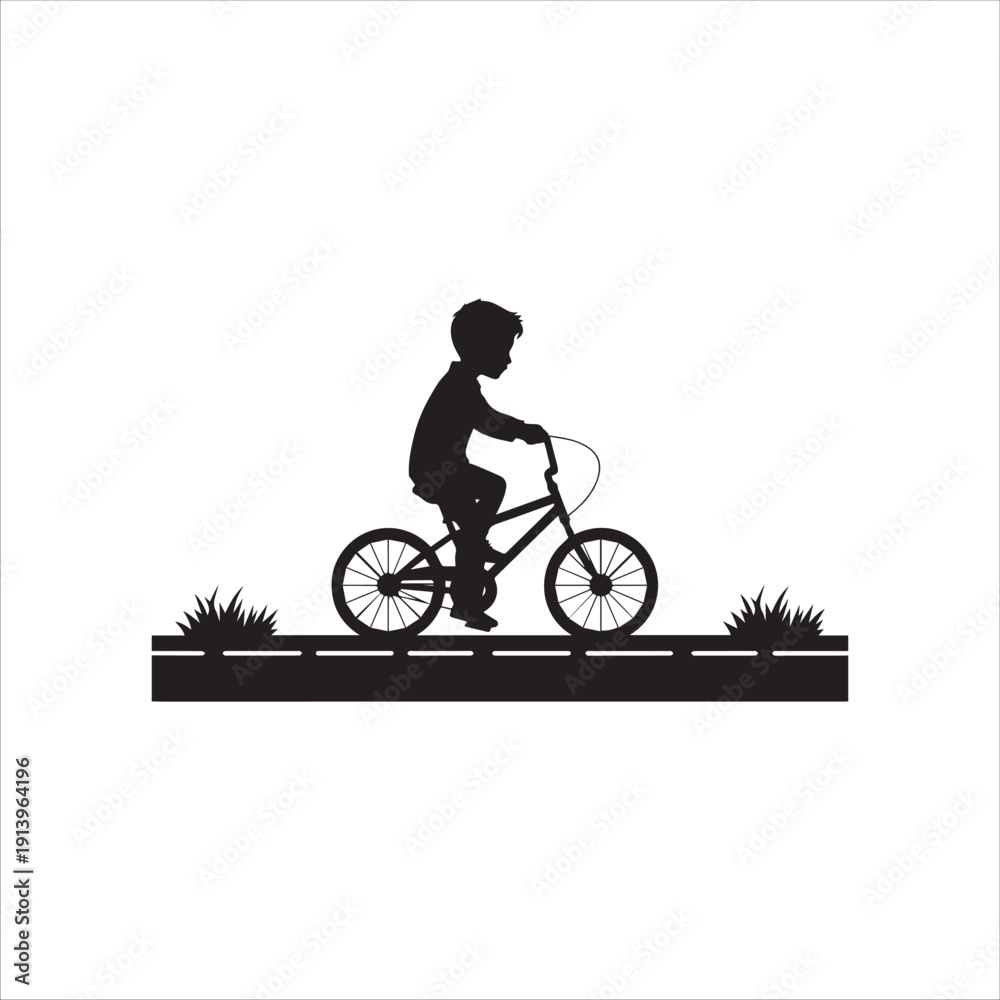 Obraz premium Modern City Bicycle - Sleek Vector Design for Urban Commuting and Active Lifestyle Concepts