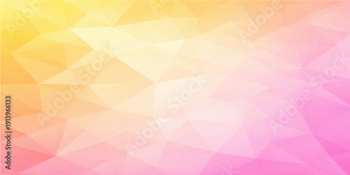 Abstract colorful geometric triangle pattern background with bright mosaic design