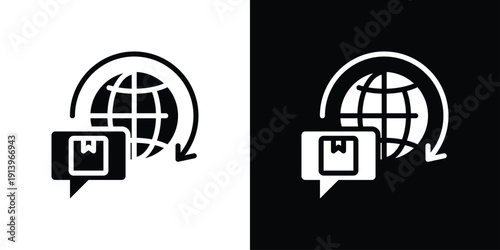 Deployment Icon Sheet Black And White