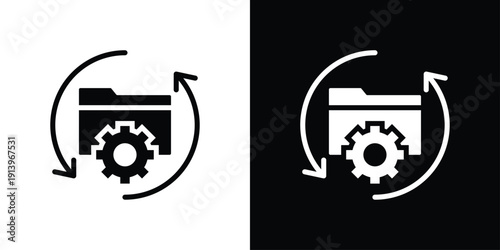 Recovery Icon Sheet Black And White