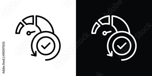 Performance Icon Sheet Black And White