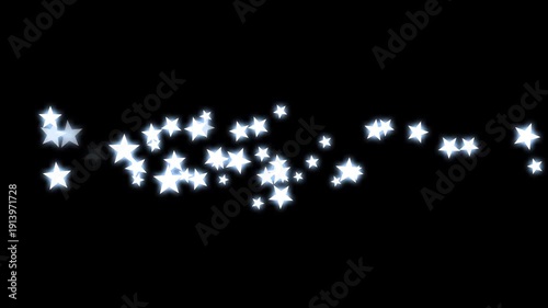 Wallpaper Mural Glowing glitter burst sparkle overlay with twinkling white stars and shimmering light trails, magical fairy dust shine effect, seamless loop doodle animation on black screen for motion design 4k Torontodigital.ca