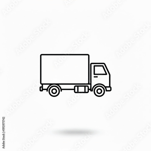 mini truck icon.