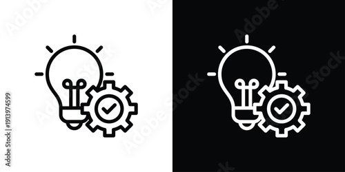 Concept Icon Sheet Black And White