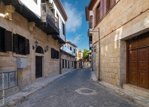 Historic houses and colorful streets of Tarsus. Mersin, Türkiye