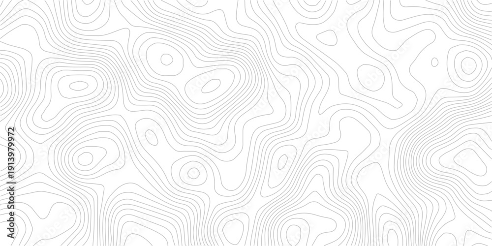 Fototapeta premium A seamless geometric vector pattern featuring black circular ornaments and wavy lines creates an abstract decorative texture for a modern wallpaper backdrop illustration