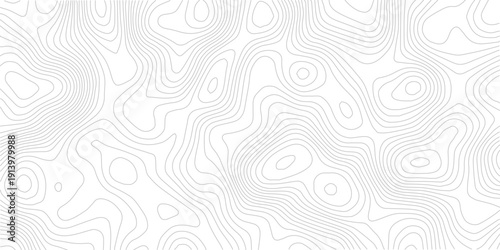 Abstract seamless pattern vector illustration featuring geometric wave lines and floral swirl ornaments for a stylish black textile backdrop or wallpaper design