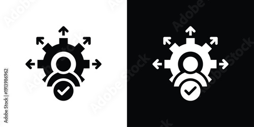 Capacity Icon Sheet Black And White