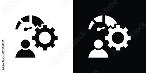 Performance Icon Sheet Black And White