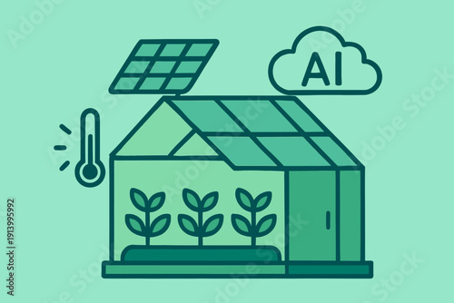 AIPowered Greenhouse Sustainable Agriculture with Smart Technology.