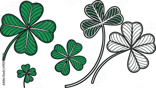 St Patrick's Day Lip Shamrock SVG Bundle
