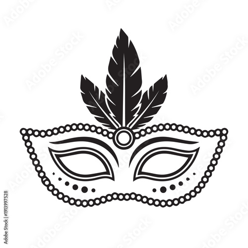 carnival mask icon, black mask silhouette, masquerade mask vector, theater mask png, drama mask silhouette, feather mask pictogram, black masquerade face mask, venetian mask icon, carnival costume 