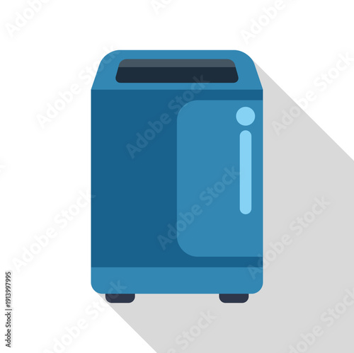 Air purifier appliance standing, improving indoor air quality and freshness