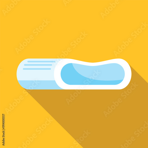 Sanitary pad icon representing feminine health, menstruation, and hygiene
