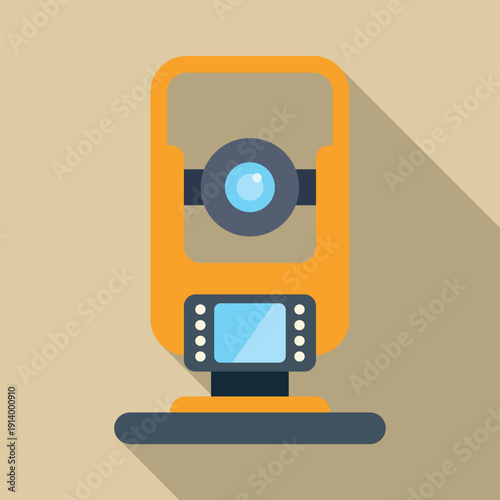 Total station device for land surveying and geodetic measurements