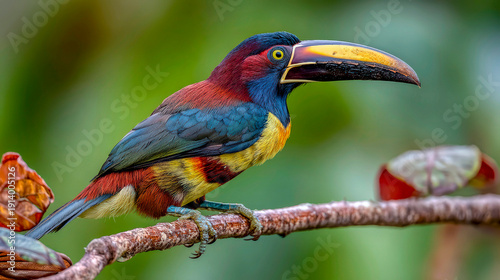 Chestnutt eared aracari