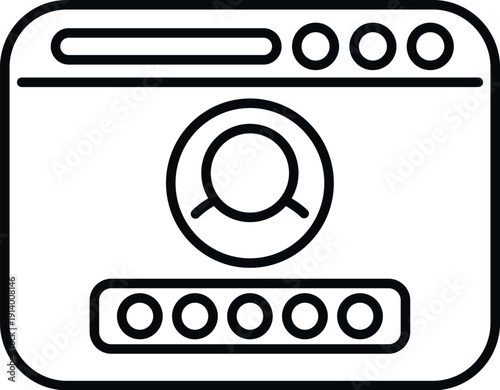 Web browser window displaying a user profile icon and a password input field for authentication