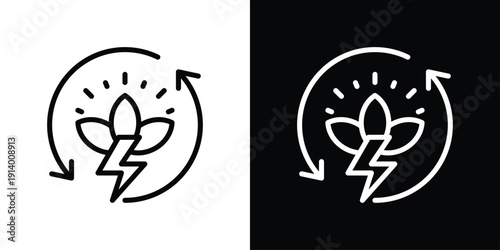 Revival Icon Sheet Black And White