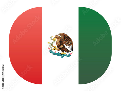 Flag of MEXICO, MEXICO national flag .Fragment of a waving flag of the United Mexican States in the form of background.