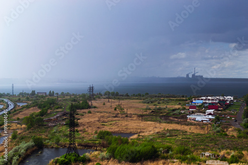 Heavy rains have hit the lake and the surrounding area