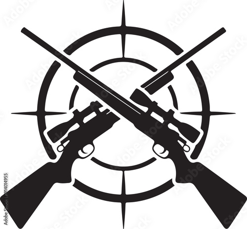 Hunting shotguns with target