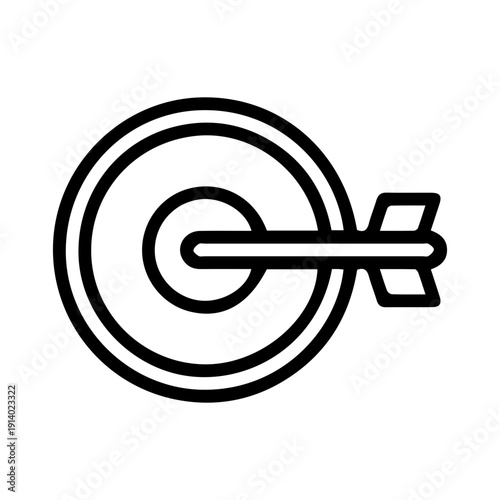 Target with arrow icon