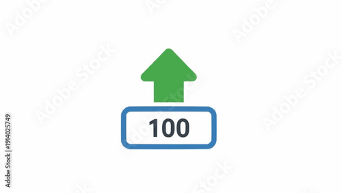 Green arrow pointing up indicator.