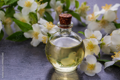 Jasmine essential oil in a ...