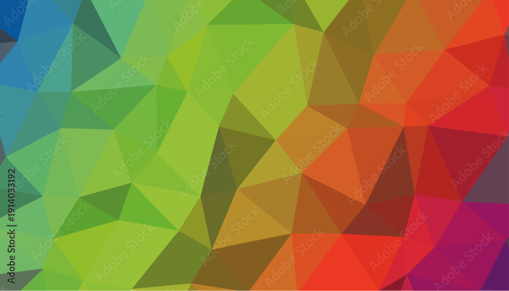 Obraz premium Vibrant low poly geometric background design abstract gradient