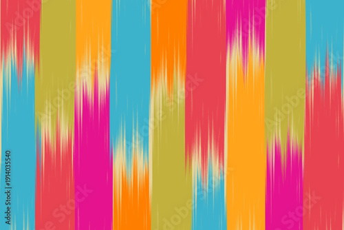 Uzbekistan ikat pattern. Abstract ikat art pattern. Uzbekistan pattern design for background, wallpaper, textile, art, clothing, wrapping paper, carpet, print, Uzbek fabric 