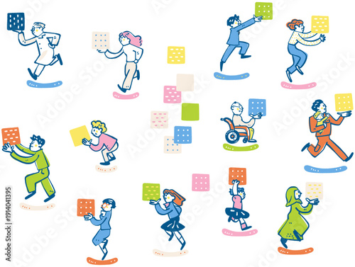 自立した個がそれぞれのスキルやヒストリーを積み木のように携え、社会の中で自由に接続・補完し合いながら活躍する新しい働き方（パーソナル・リビルドシリーズ）