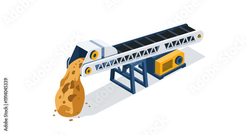 Industrial coffee roasting machine processing coffee beans.