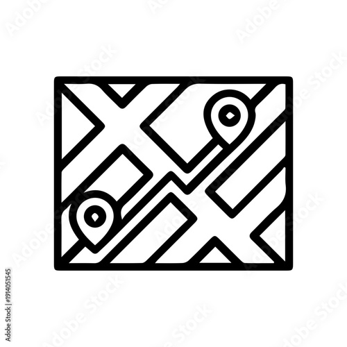 Route planning navigation map