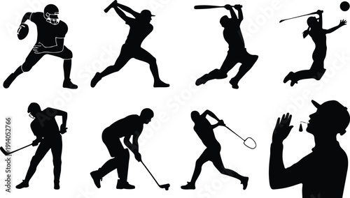 Sports Brand Icon Set Vector Pack Premium Sports Icons for Logo and Apparel