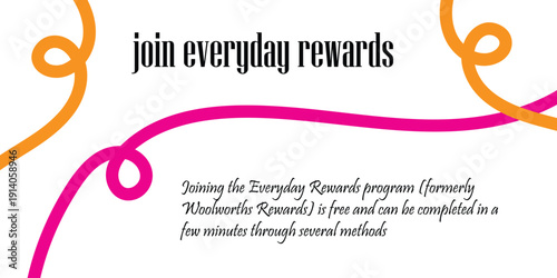 Vibrant rainbow wavy ribbons design with colorful swirls and everyday rewards