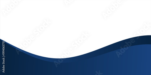 Abstract geometric banner. blue waves on navy background. Poster . banner