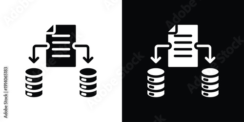 Redundancy Icon Sheet Black And White